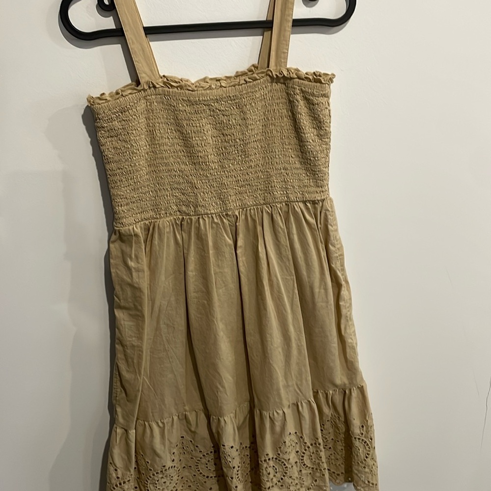 Tan cute dress
